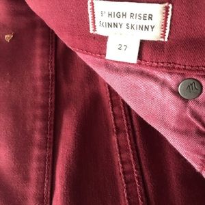 NWT Madewell 9” High Rise Skinny Jeans